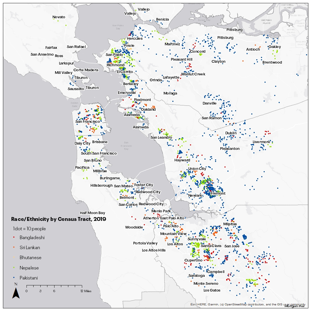 South Asians are Concentrated in West Contra Costa County Communities and East Bay Cities Such as Fremont