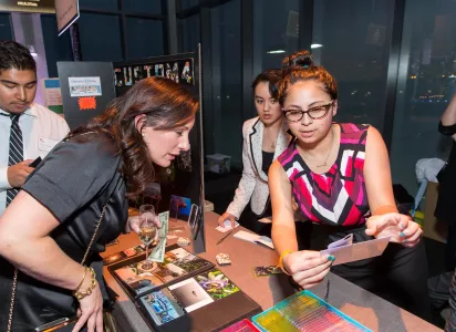 Women at the college.