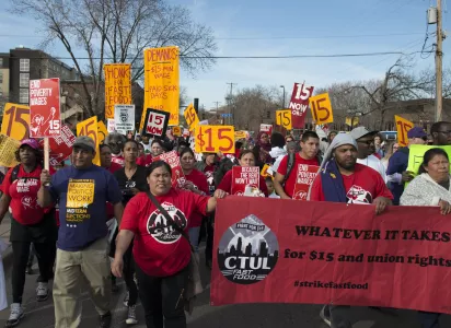 People in the streets